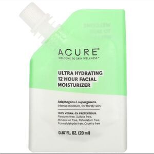 5/$25💜 Acure Ultra Hydrating 12-Hour Facial Moisturizer